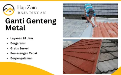 Ganti Genteng Metal